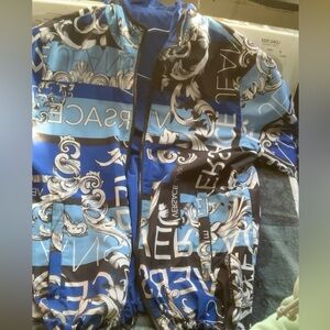 Blue Versace wind breaker